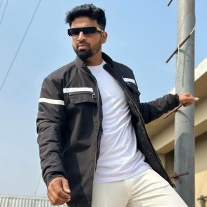 Premium pedding jacket (black chain)