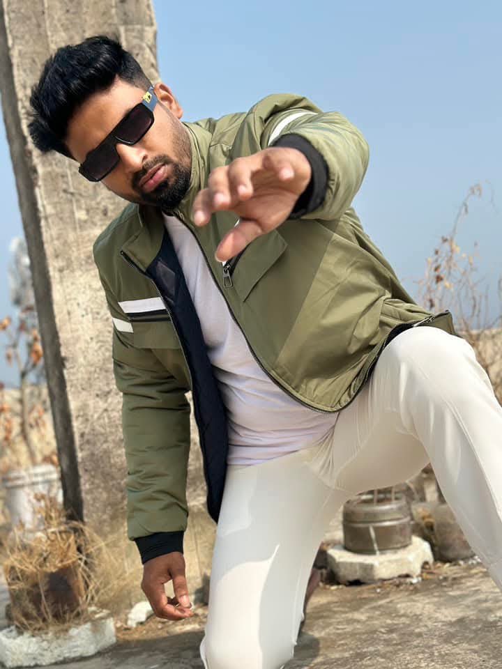 Premium pedding jacket (olive chain)