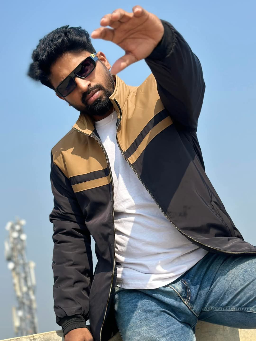 Premium pedding jacket(khaki+black)new