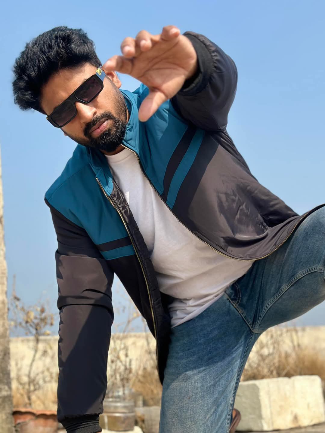 Premium pedding jacket(petrol+black)new