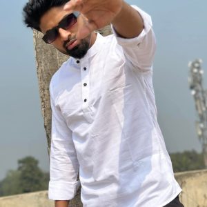 Premium katua shirt(White)