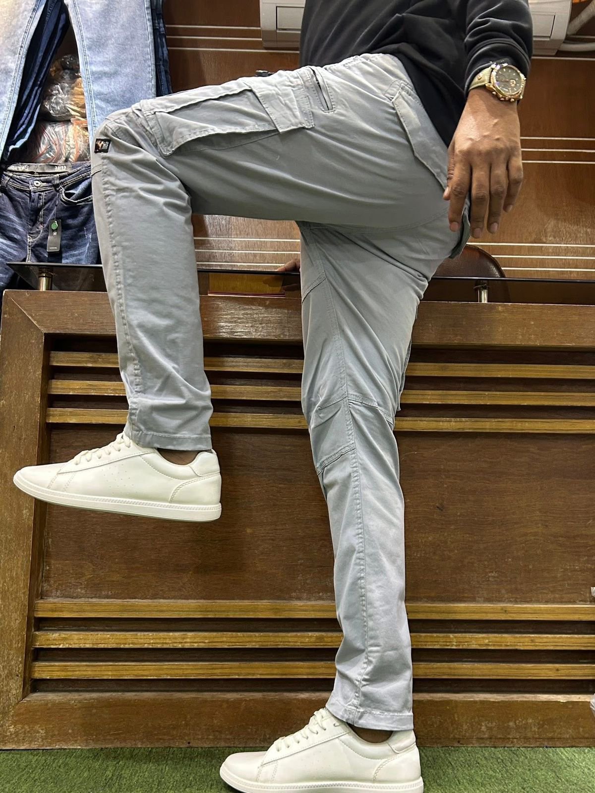 Men's cargo pant (Ash new) - Image 2