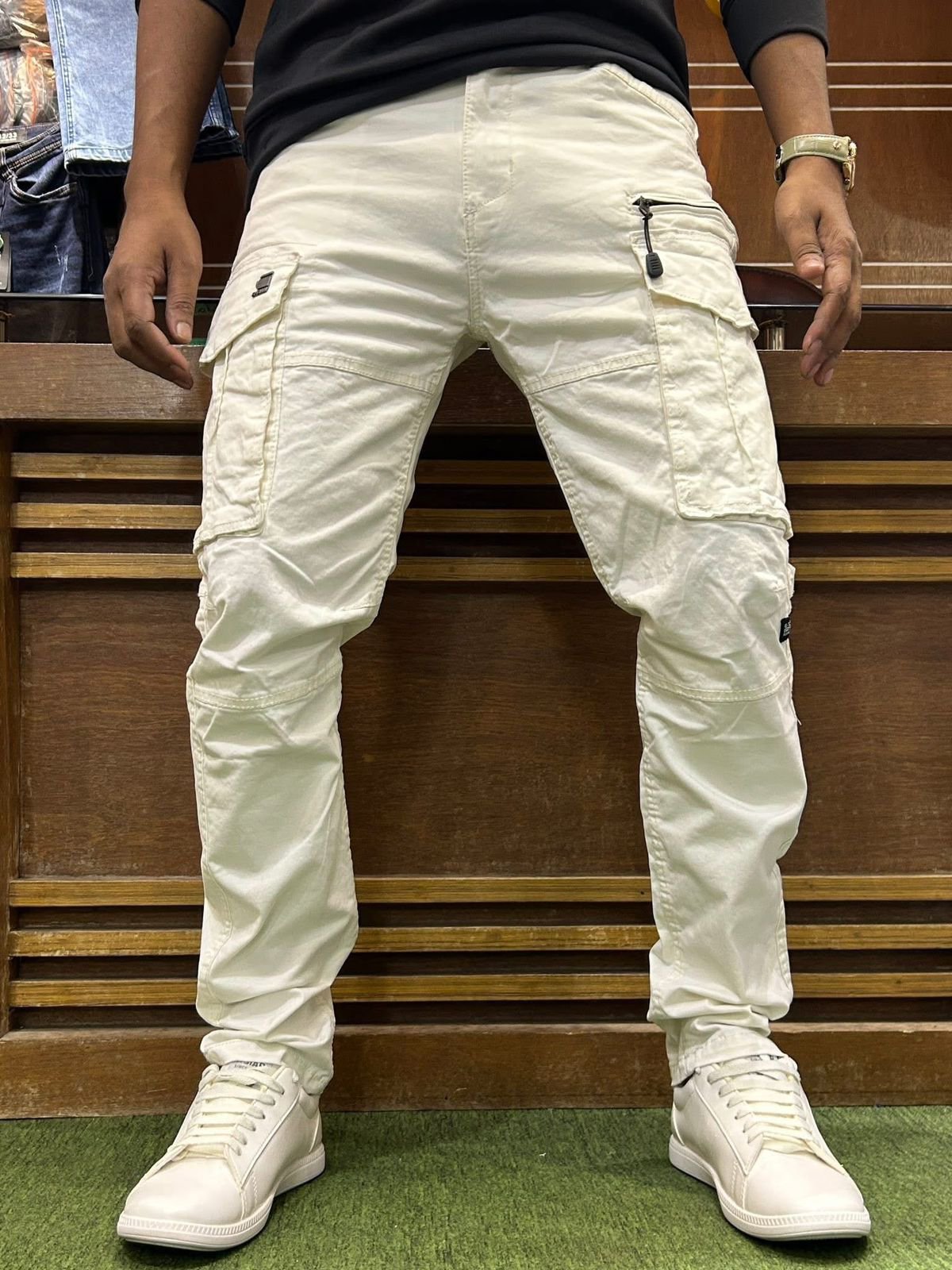Men's cargo pant (White new) - Image 2