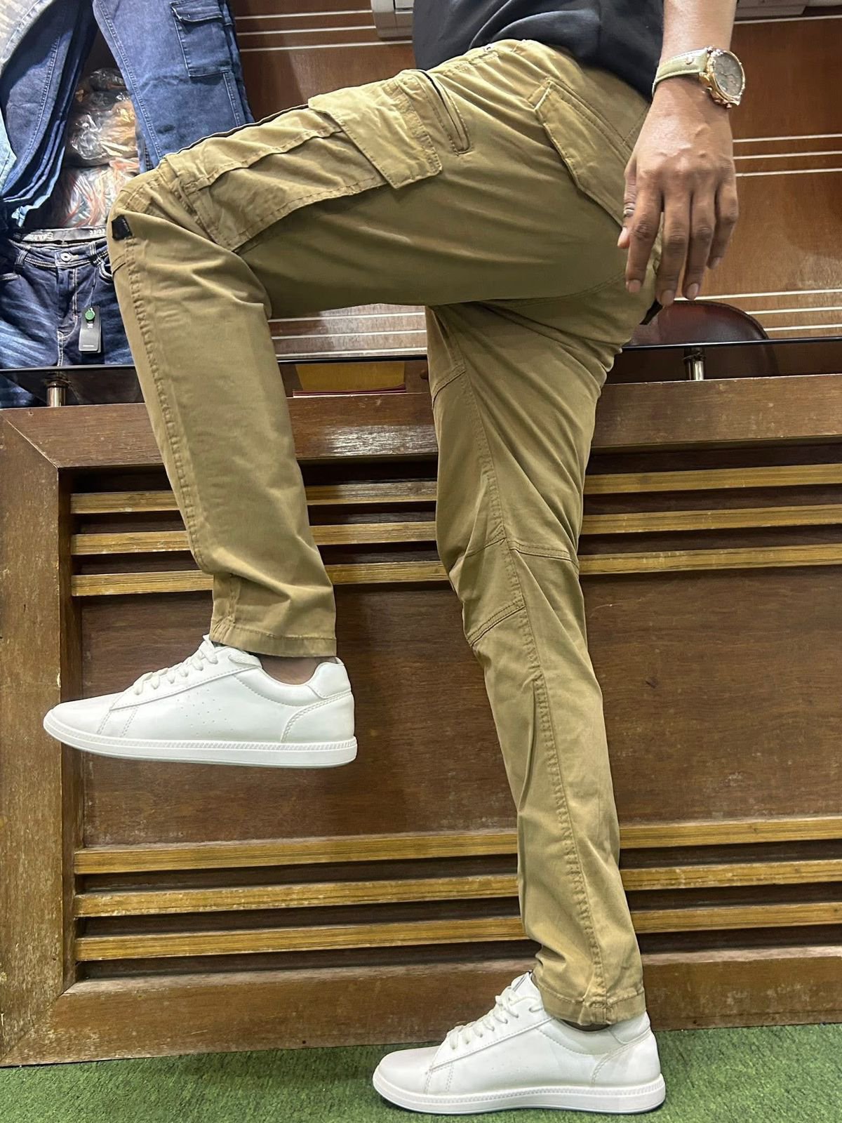 Men's cargo pant (Khaki new) - Image 2