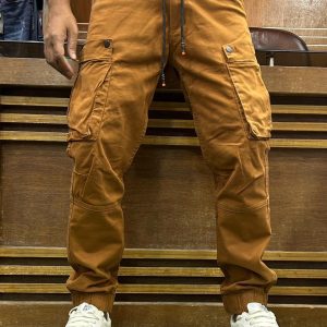 Cargo joggers pant (premium khaki)