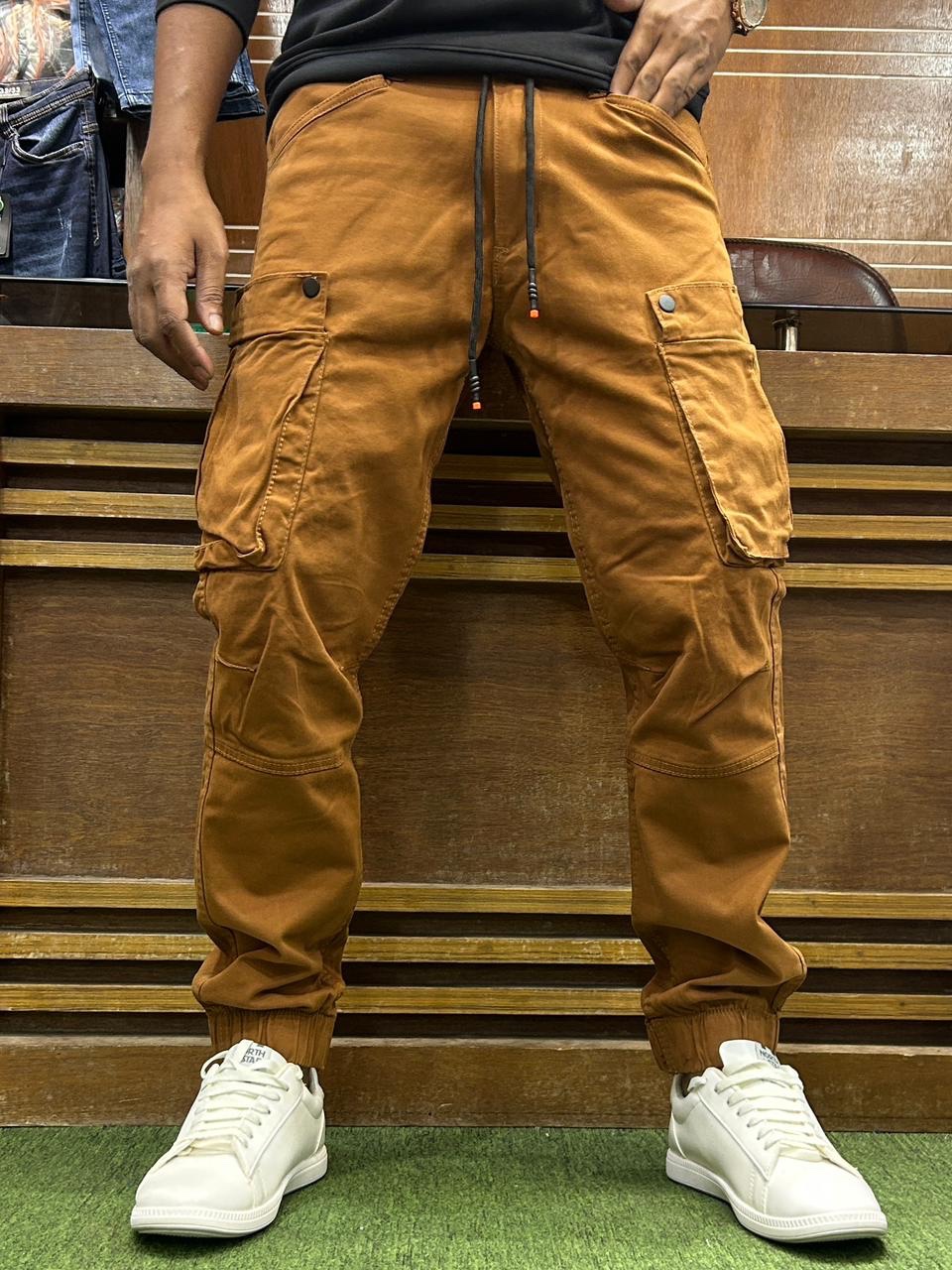 Cargo joggers pant (premium khaki)
