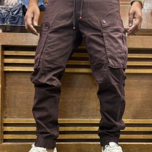 Cargo joggers pant (premium coffe)