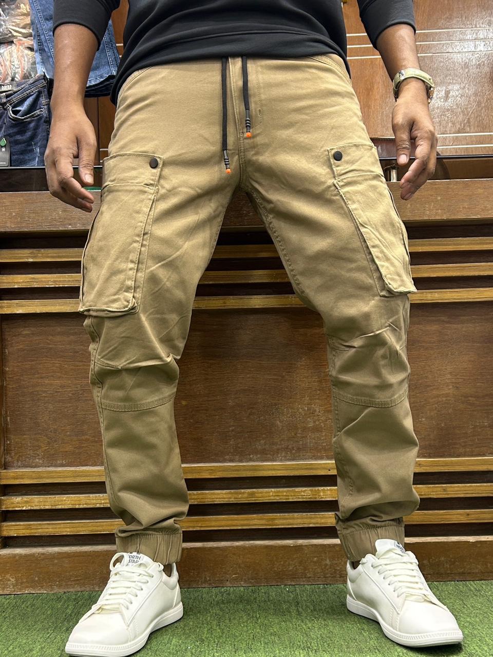 Cargo joggers pant (Premium biskit)