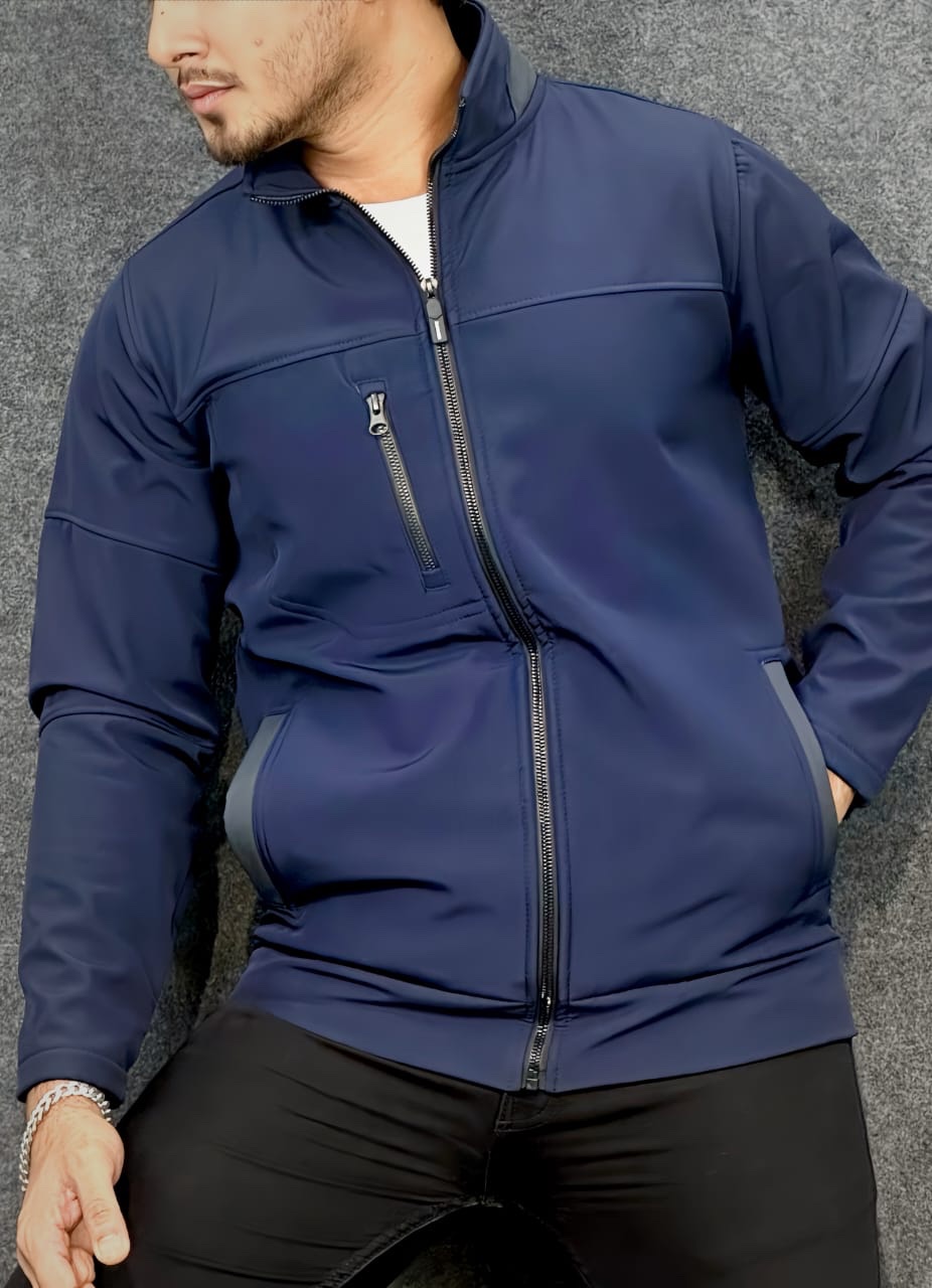 Premium perasut jacket (blue)z