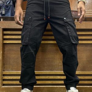Cargo joggers pant (black premium)