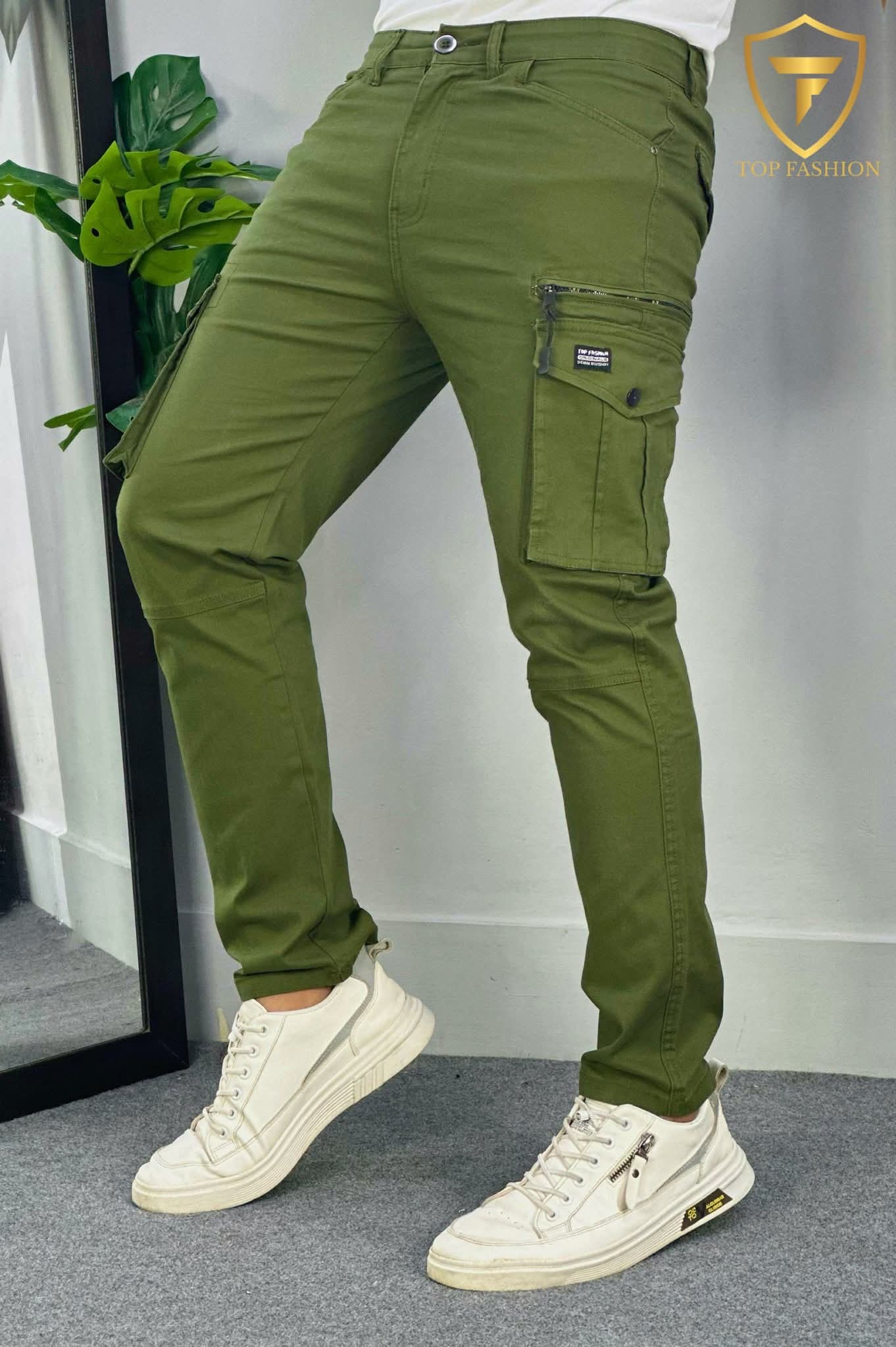 Men's cargo Pant (top olive)
