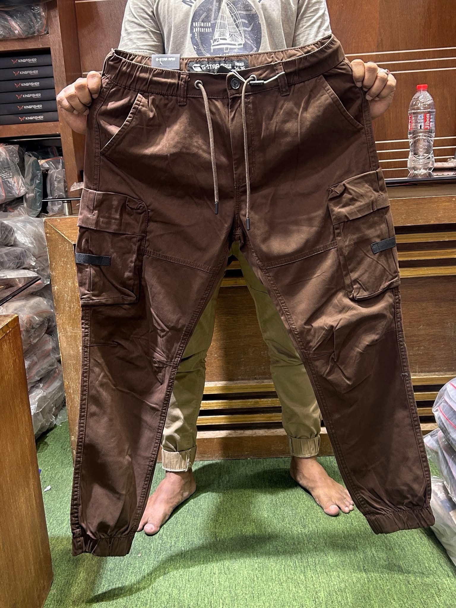Cargo joggers pant (Coffe step)