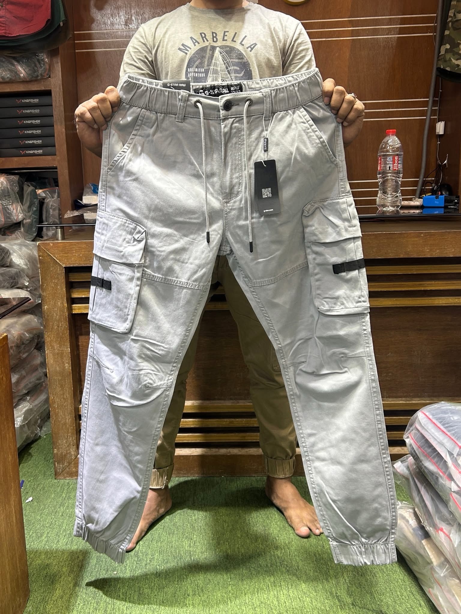 Cargo joggers pant (light ash step)