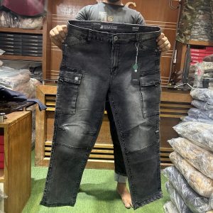 Men's cargo Pant (denim ash deep baggy)