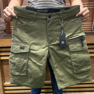 Cargo half pant (Premium olive)