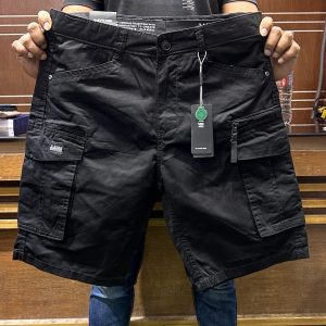 Cargo half pant (Premium black)
