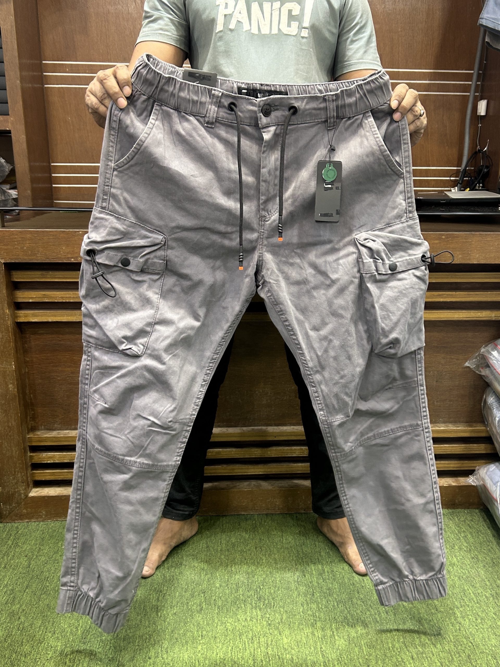 Cargo joggers pant (Light Ash dosting)