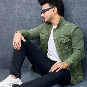 Denim jacket (olive)