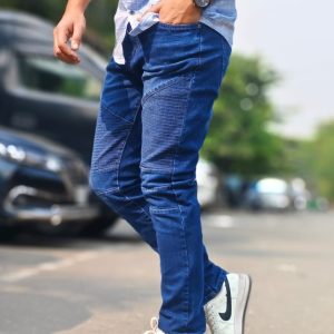 Denim cargo pant (Biker model blue)